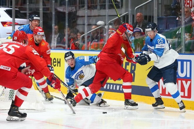 Suomių ir rusų rungtynės | IIHF nuotr.