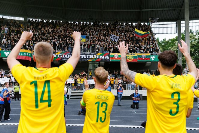 Lietuvos futbolo rinktinė | Organizatorių nuotr.