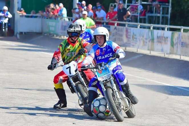Lietuvių ir prancūzų rungtynės | motoball-em2019.de nuotr.