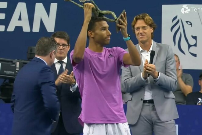 Felixas Auger-Aliassime | „Stop“ kadras