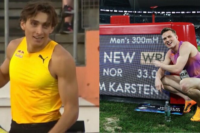 Armandas Duplantis ir Karstenas Warholmas | „Scanpix“ ir instagram.com nuotr.