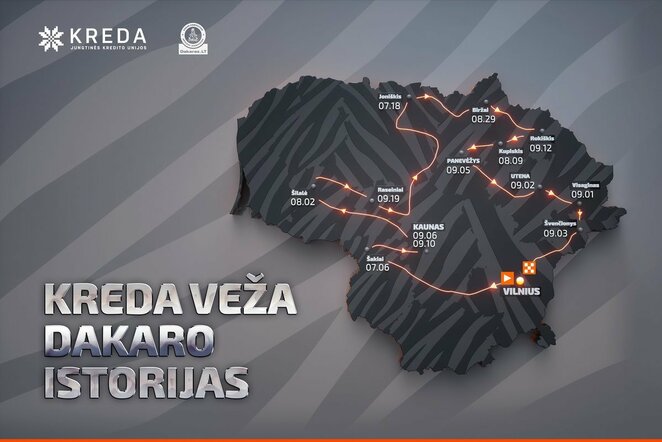 A.Juknevičius vasarą gerbėjams žada dalelę Dakaro | Organizatorių nuotr.