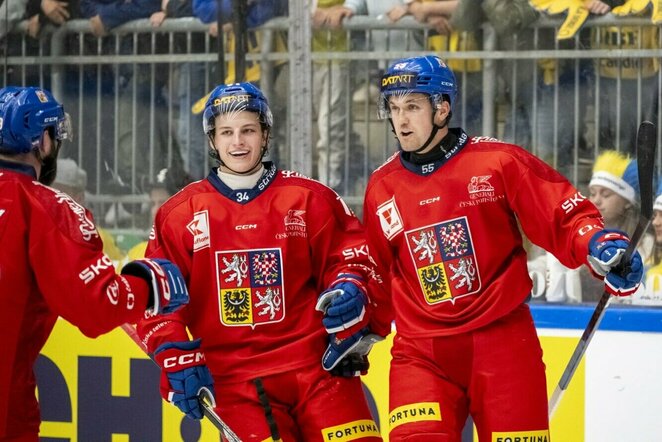 Švedų ir čekų rungtynės | EPA / JOHAN NILSSON nuotr.