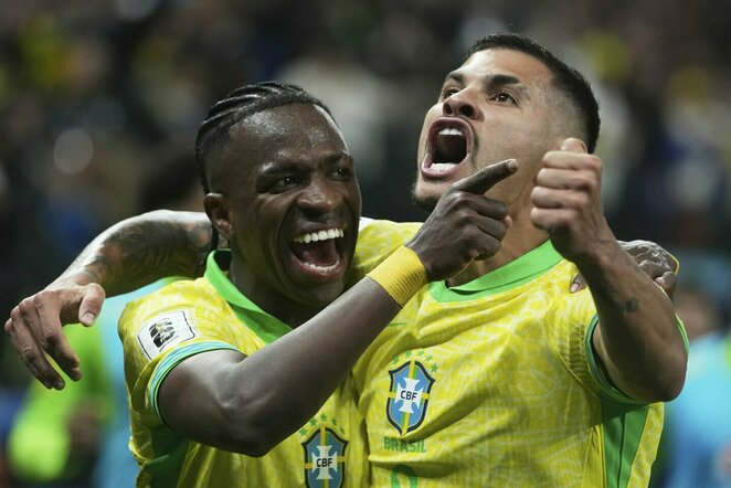 Vinicius Junioras (kairėje) | Scanpix nuotr.
