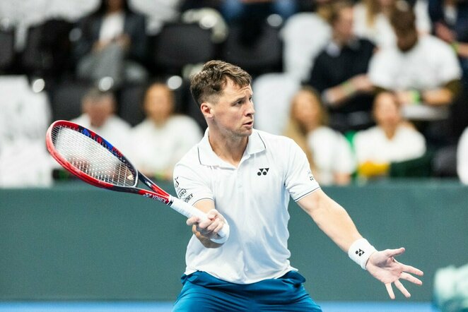 Ričardas Berankis prieš Zurą Tkemaladzę | Skirmanto Lisausko/BNS Foto nuotr.