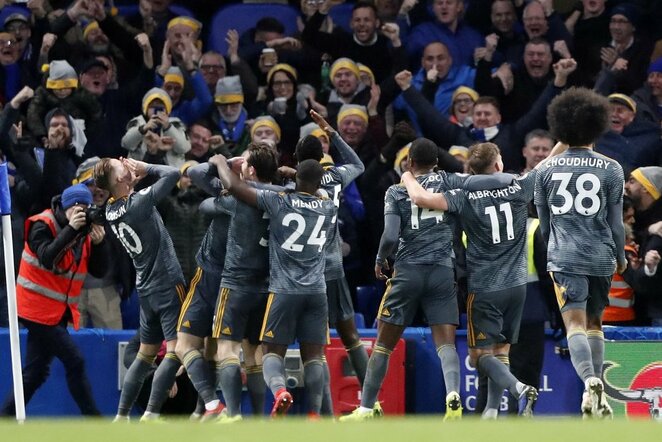 „Chelsea“ – „Leicester City“ rungtynių akimirka  | Scanpix nuotr.