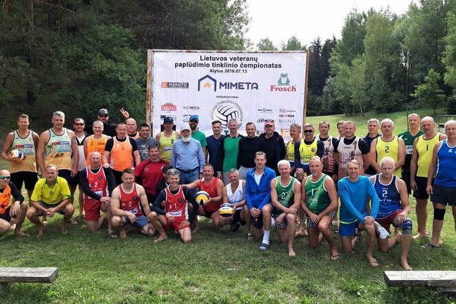 Lietuvos veteranų paplūdimio tinklinio čempionato etapas Alytuje | Organizatorių nuotr.