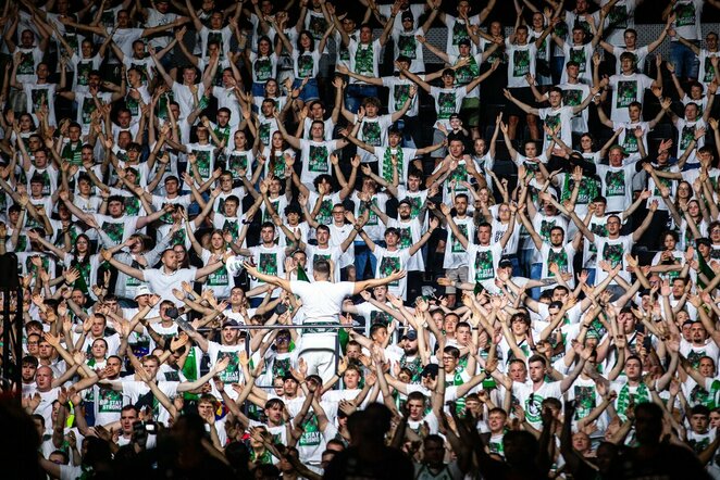 „Žalgirio“ sirgaliai | Teodoro Biliūno / BNS foto nuotr.