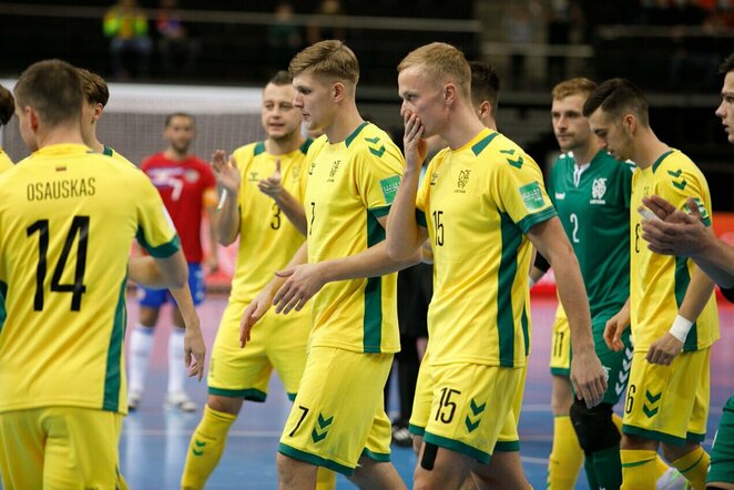 Lietuvos futsalo rinktinė | Eriko Ovčarenko / BNS foto nuotr.