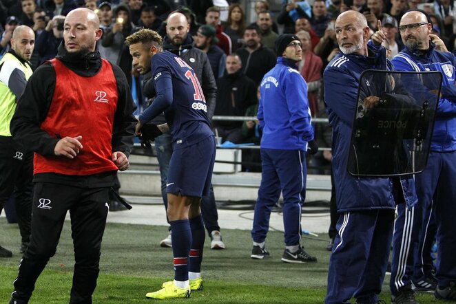 „Marseille“ – PSG rungtynių akimirka  | Scanpix nuotr.