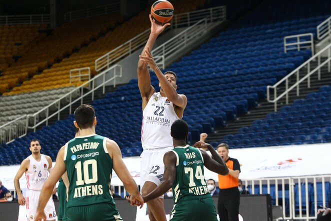 „Real“ – „Panathinaikos“ rungtynių akimirka | Scanpix nuotr.