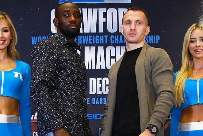 Terence'as Crawfordas ir Egidijus Kavaliauskas | „Top Rank“ nuotr.