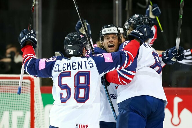 Baltarusijos – Didžiosios Britanijos rungtynės | IIHF nuotr.