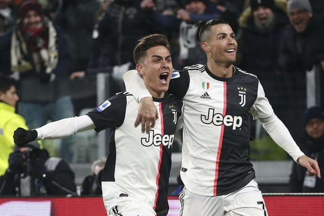 Paulo Dybala, Cristiano Ronaldo | Scanpix nuotr.