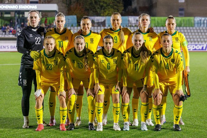Lietuvos moterų futbolo rinktinė | Elvio Žaidario nuotr.