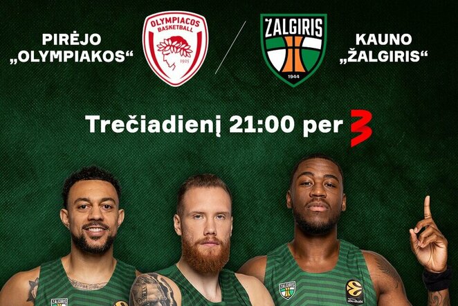 „Olympiacos“ – „Žalgiris“ | Organizatorių nuotr.
