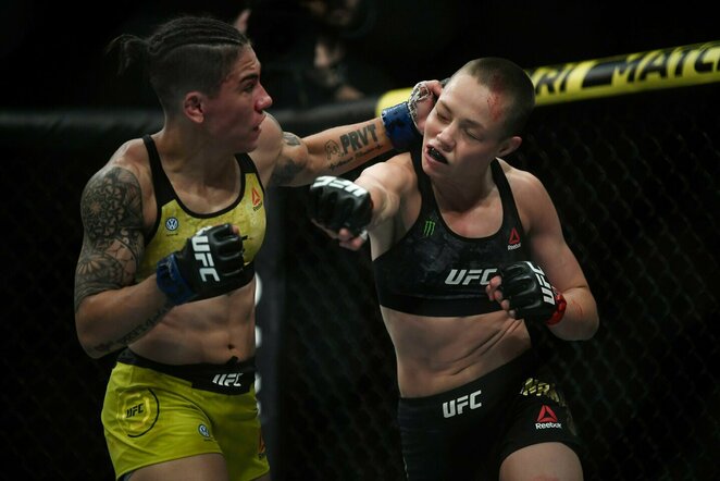 Jessica Andrade ir Rose Namajunas | Scanpix nuotr.