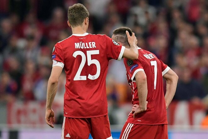 T.Mulleris ir F.Ribery | Scanpix nuotr.