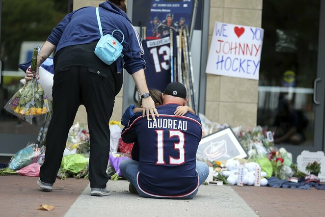 Memorialas Johnny Gaudreau | Scanpix nuotr.