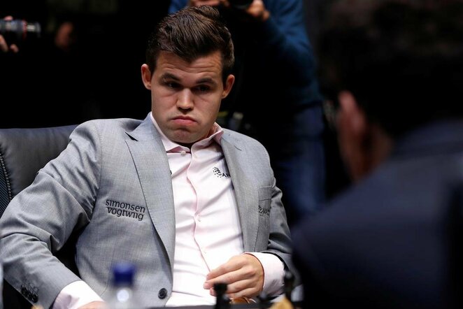 Magnusas Carlsenas prieš Fabiano Caruaną | Scanpix nuotr.