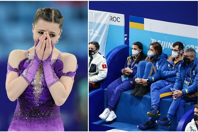 Kamila Valijeva ir Ukrainos rinktinė | Scanpix nuotr.