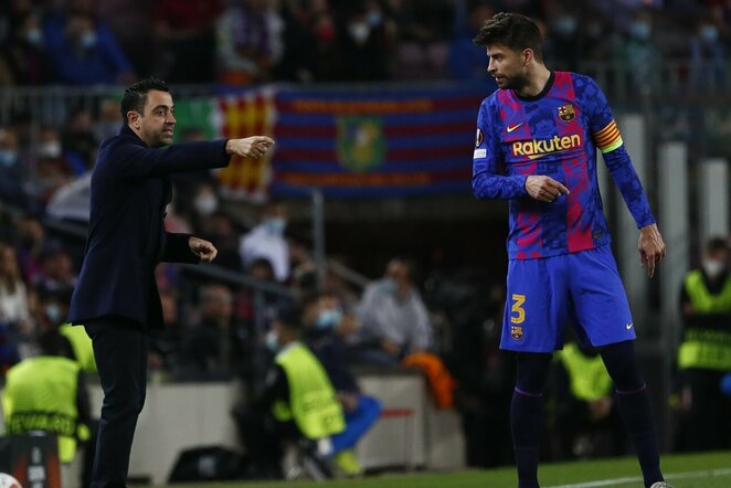Xavi ir Gerardas Pique | Scanpix nuotr.