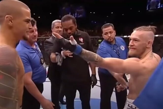 Dustinas Poirier ir Conoras McGregoras | Youtube.com nuotr.