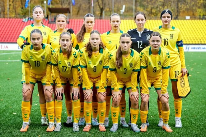 Lietuvos WU-17 futbolo rinktinė | Luko Bartkaus nuotr.