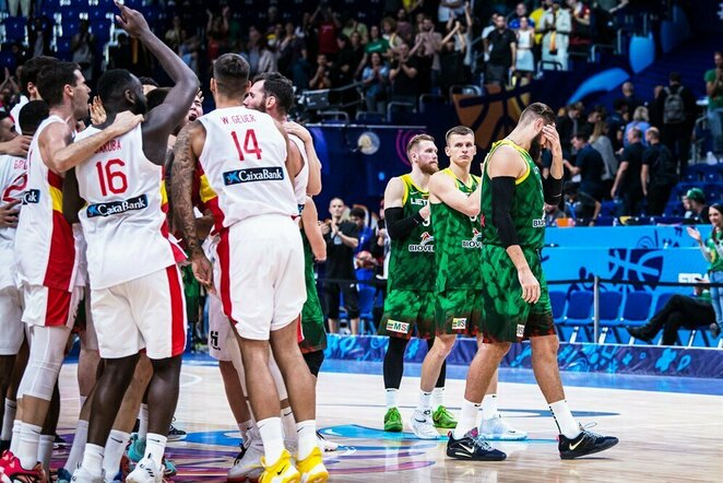 Lietuva – Ispanija rungtynių akimirka | FIBA nuotr.