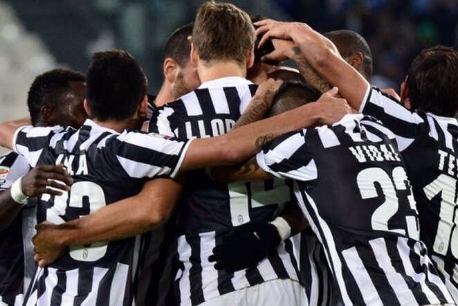 „Juventus“ futbolininkų džiaugsmas AFP/Scanpix nuotr.