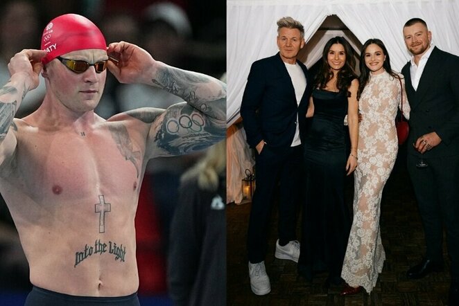 Adamas Peaty ir Ramsay giminė | „Scanpix“ ir instagram.com nuotr.