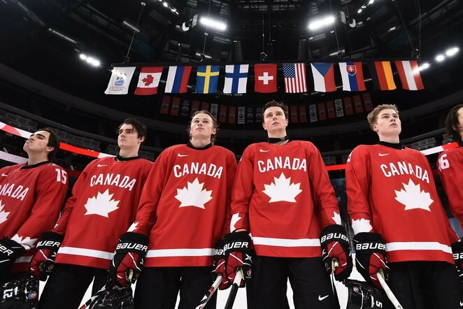 Kanada – Šveicarija rungtynių akimirka | IIHF nuotr.