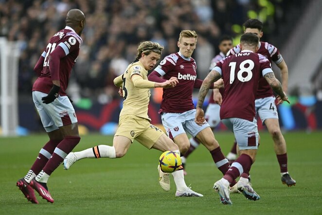 „West Ham“ - „Chelsea“ rungtynių akimirka | Scanpix nuotr.