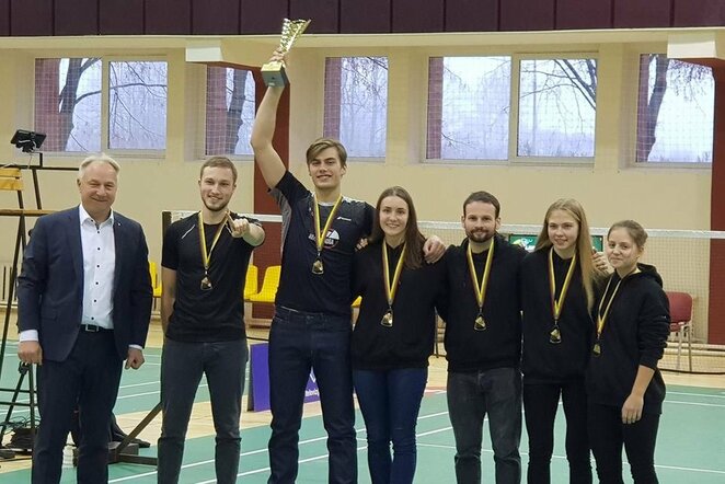 Kęstučio Navicko badmintono akademijos komanda | Organizatorių nuotr.