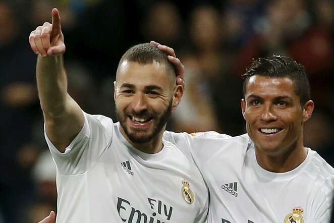 Karimas Benzema ir Cristiano Ronaldo | Scanpix nuotr.