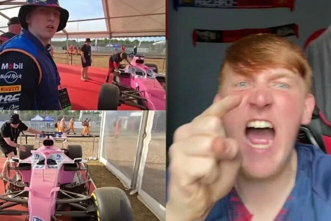 „youtuberiai“ prisidirbo „F-1“ etape Silverstone | „Stop“ kadras