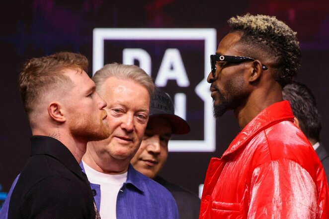 Saulis „Canelo“ Alvarezas ir Williamas Scullas | Scanpix nuotr.