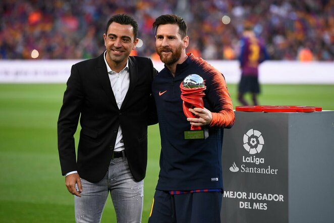 Xavi ir Messi | Scanpix nuotr.