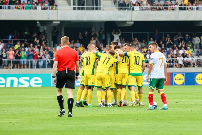 Lietuvos futbolo rinktinė | Teodoro Biliūno / BNS foto nuotr.