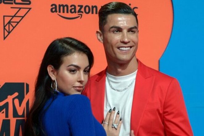 Georgina Rodriguez ir Cristiano Ronaldo | Scanpix nuotr.