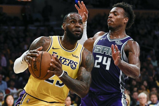 „Lakers“ – „Kings“ rungtynių akimirka | Scanpix nuotr.
