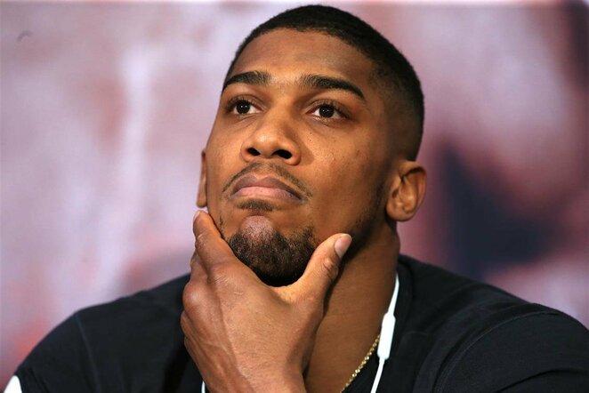 Paskutinė Anthony Joshua ir Josepho Parkerio spaudos konferencija | Scanpix nuotr.