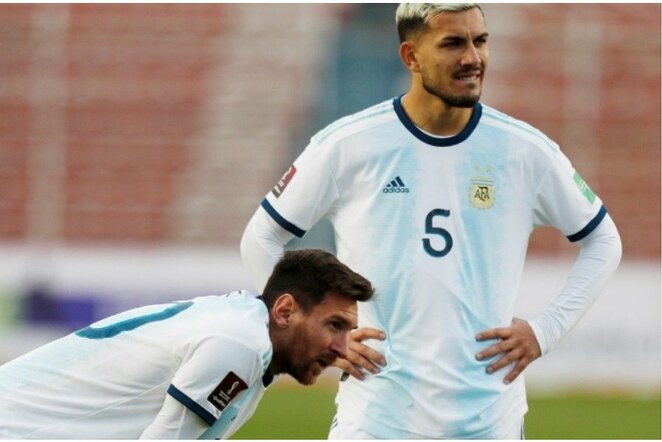 Lionelis Messi ir Leandro Paredesas | Scanpix nuotr.