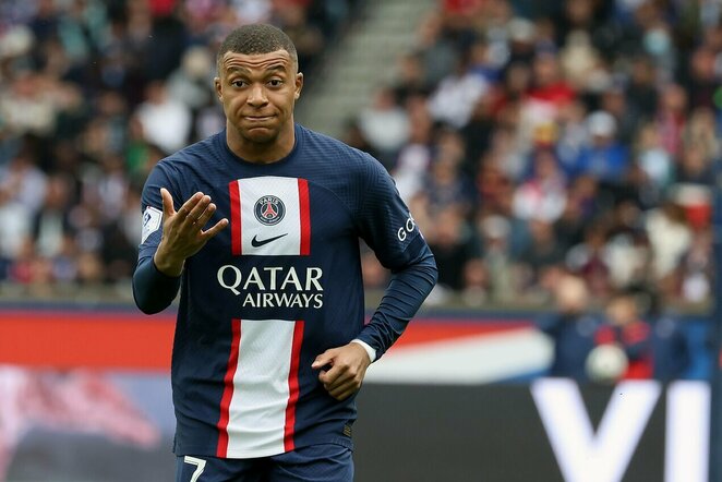 #3 $120 mln. Kylianas Mbappe | Sportinė dalis: $100 mln. | Už aikštės ribų: $20 mln. | Tautybė: Prancūzija | Sportas: futbolas | Amžius: 24 | Scanpix nuotr.