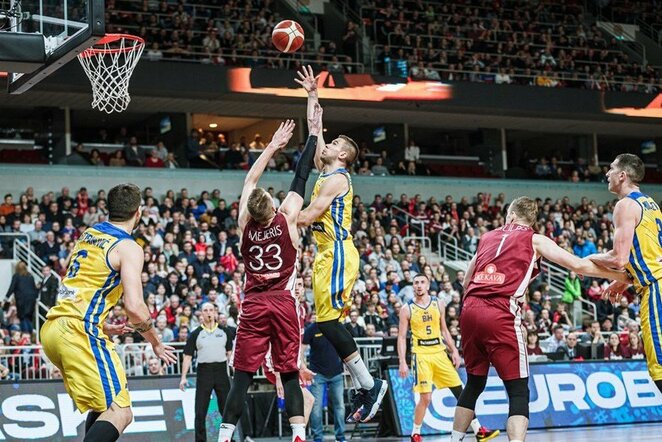 Latvija – Bosnija ir Hercegovina rungtynių akimirka | FIBA nuotr.