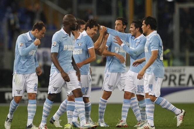 Romos „Lazio“ futbolininkai | AP/Scanpix nuotr.
