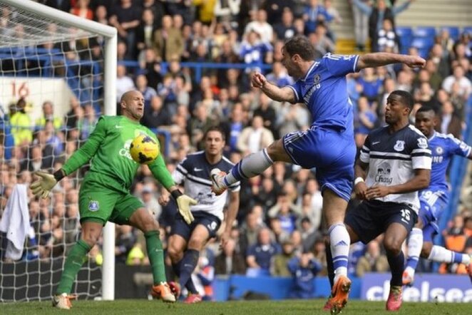 Ankstesnių „Chelsea“ – „Everton“ rungtynių akimirka | Reuters/Scanpix nuotr. 