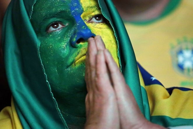 Brazilijos rinktinės fanas | Scanpix nuotr.