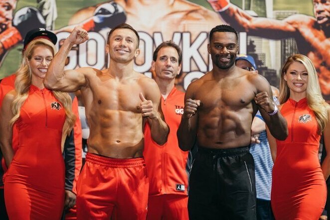 Genadijus Golovkinas ir Steve'as Rollsas | Organizatorių nuotr.