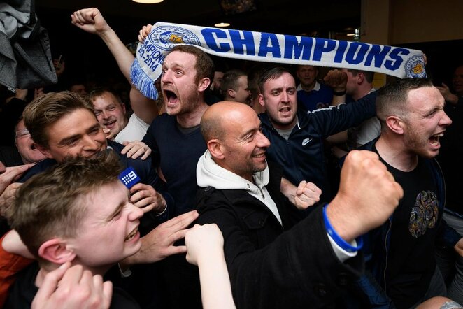 „Leicester City“ sirgaliai džiaugsmingai sutiko „Chelsea“ lygiąsias prieš „Tottenham“ | Scanpix nuotr.